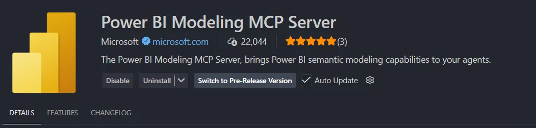 Extension Power BI MCP